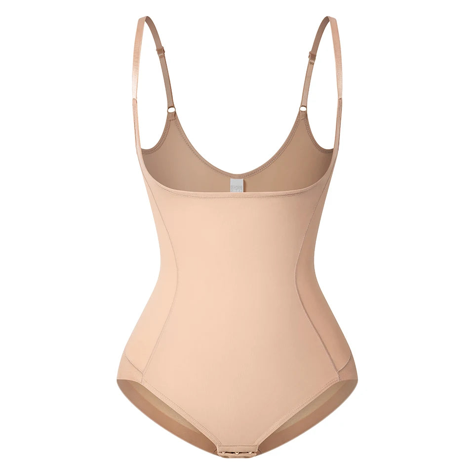 Shapewear for Women Tummy Control Bodysuits Waist Trainer Body Shaper Slimming Underwear Open Bust Compression Belly Girdles